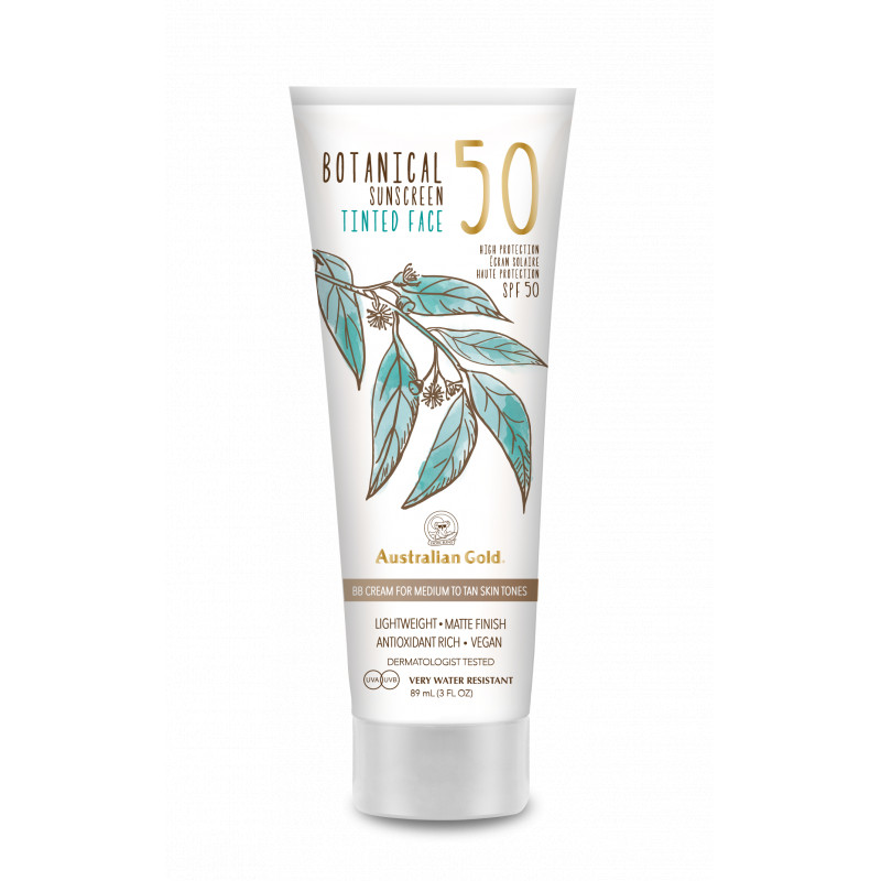 Australian Gold compatible - Botanical Tinted Face Cream SPF 50 88 ml - Medium/Tan