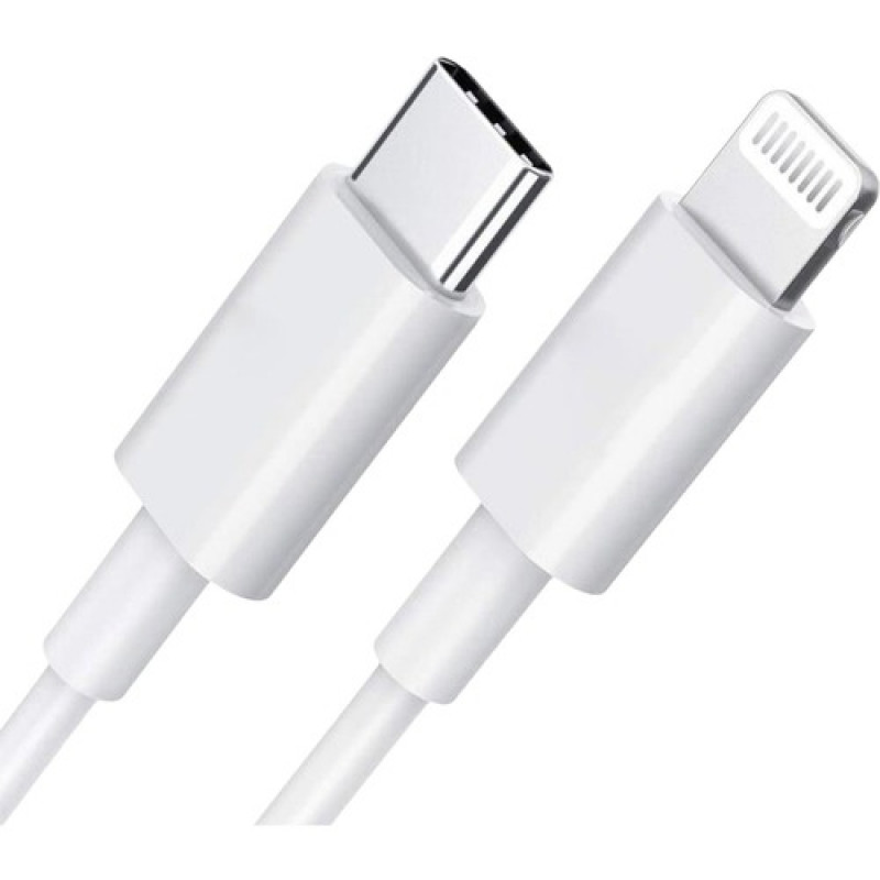 DLH USB-C CABLE TO APPLE LIGHTNING CERTIFIED MFI 2M 3.25A/65W MAX White