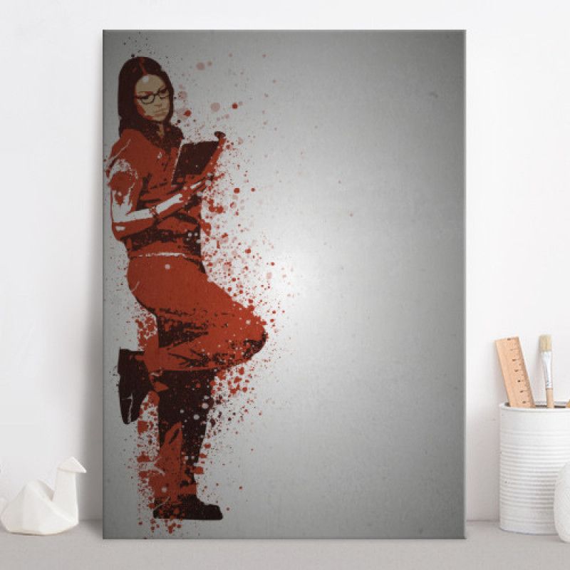 PC SPLATTER - Magnetic Metal Poster 45X32 - The Hot One