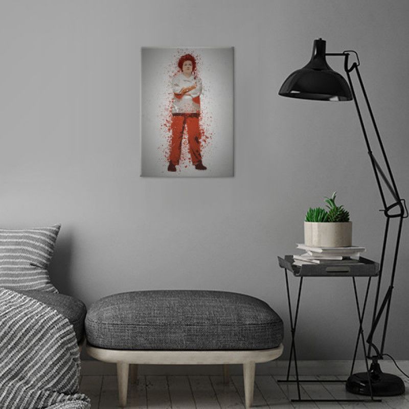 PC SPLATTER - Magnetic Metal Poster 45X32 - Red