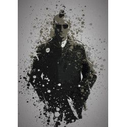 PC SPLATTER - Magnetic Metal Poster 45X32 - Travis