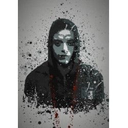 PC SPLATTER - Magnetic Metal Poster 45X32 - Fsociety