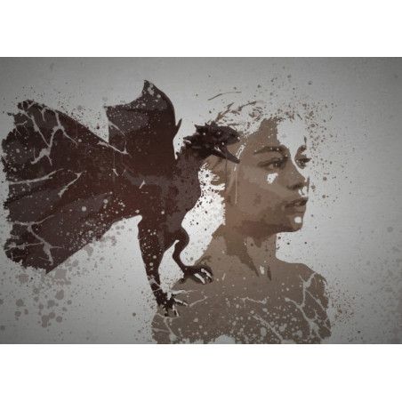 PC SPLATTER - Magnetic Metal Poster 45X32 - Mother of Dragons