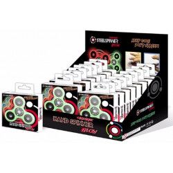 STEELSPINNER - HAND FINGER - Display Classic GLOW 16pces