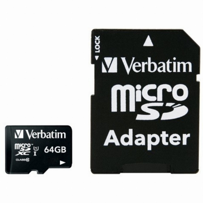 Verbatim Premium 64 Go MicroSDXC Classe 10