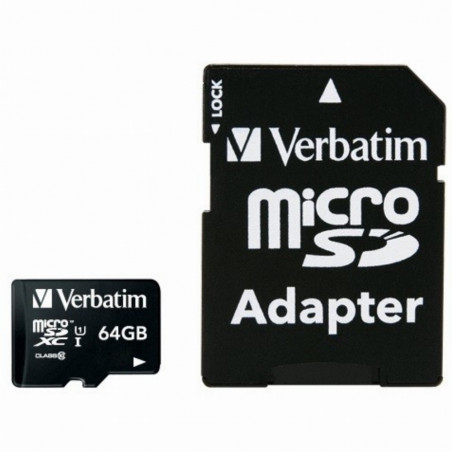 MICRO SDXC 64GB - CLASS 10 Adapt