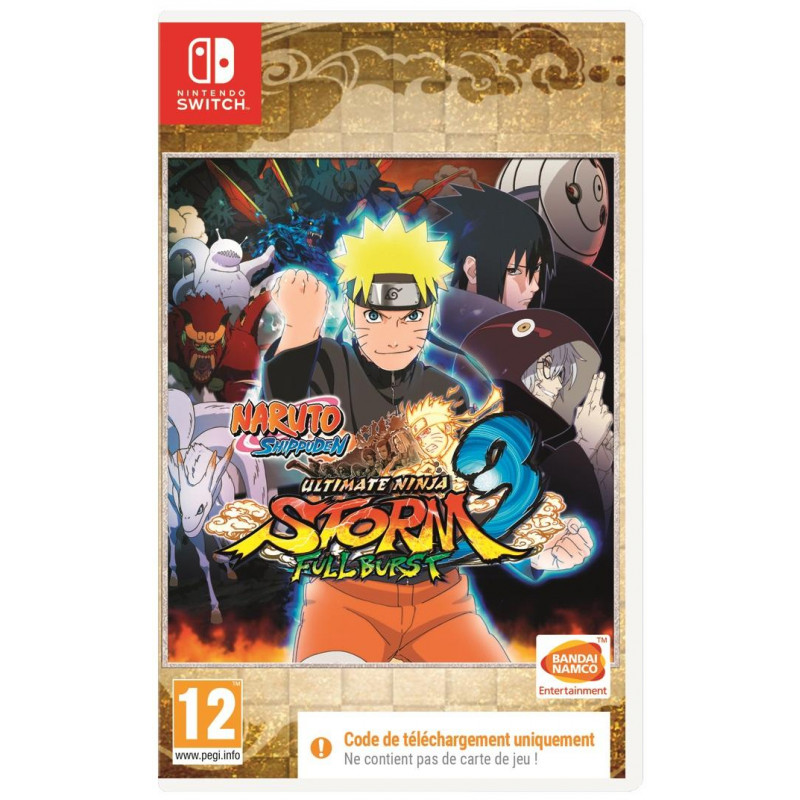 BANDAI NAMCO Entertainment Naruto Shippuden : Ultimate Ninja Storm 3 Full Burst - Code in a Box Standard Allemand, Angla