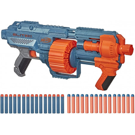 Nerf Elite 2.0 Shockwave Rd-15 Et Flechettes Officielles