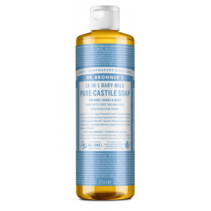 Dr. Bronner's - Pure Castile Liquid Soap Baby Mild 475 ml