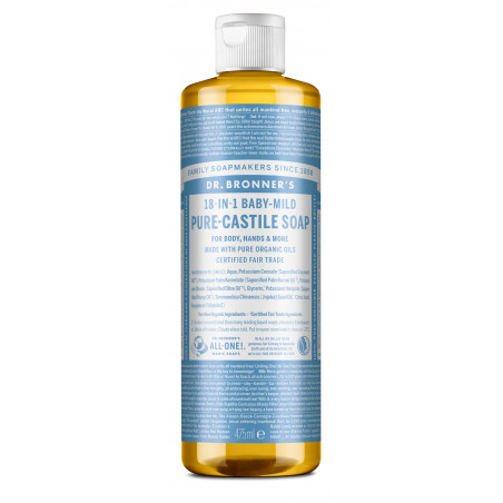 Dr. Bronner's - Pure Castile Liquid Soap Baby Mild 475 ml