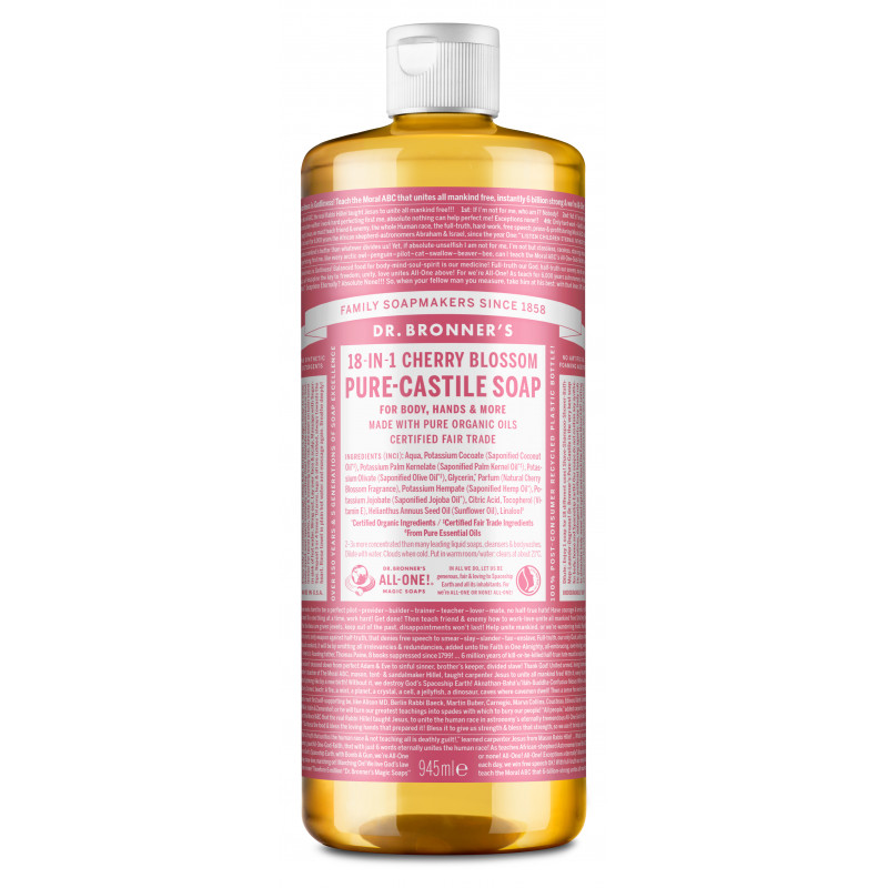 Dr. Bronner's - Pure Castile Liquid Soap Cherry Blossom 945 ml
