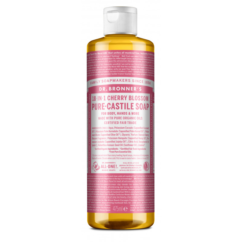 Dr. Bronner's - Pure Castile Liquid Soap Cherry Blossom 475 ml