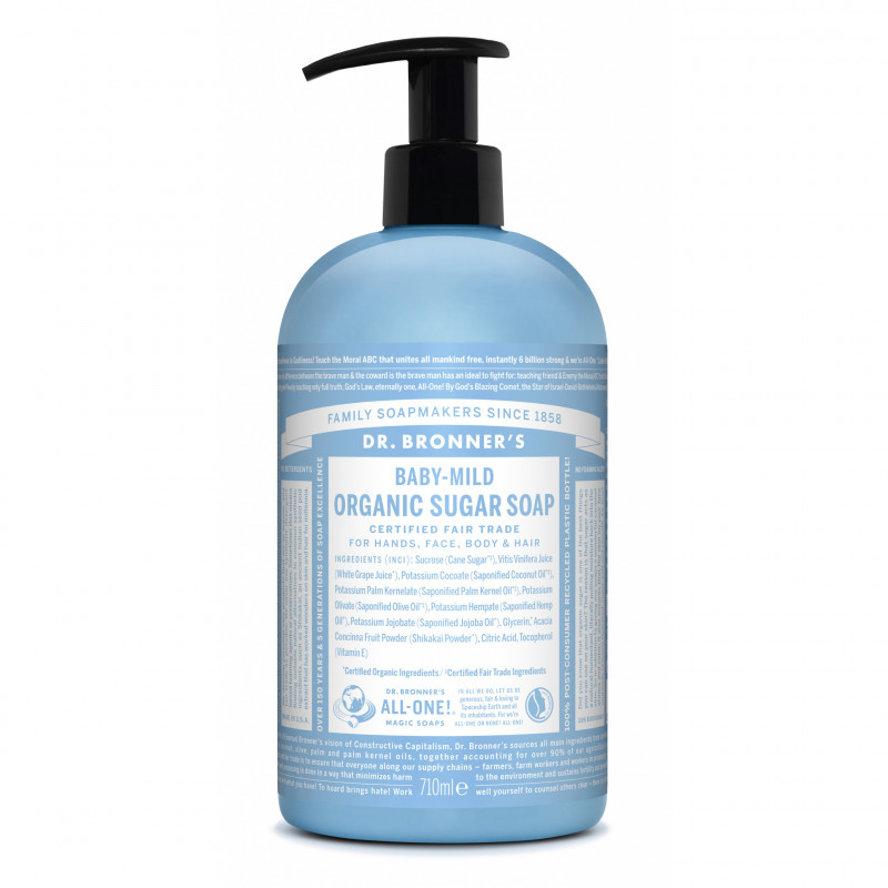 Dr. Bronner's - Organic Sugar Soap Baby Mild 710 ml
