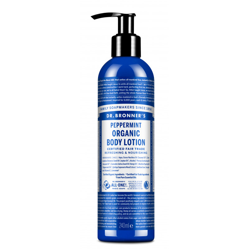 Dr. Bronner's - Organic Body Lotion Peppermint 240 ml