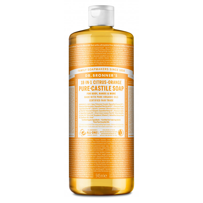 Dr. Bronner's - Pure Castile Liquid Soap Citrus Orange 945 ml