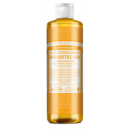 Dr. Bronner's - Pure Castile Liquid Soap Citrus Orange 475 ml