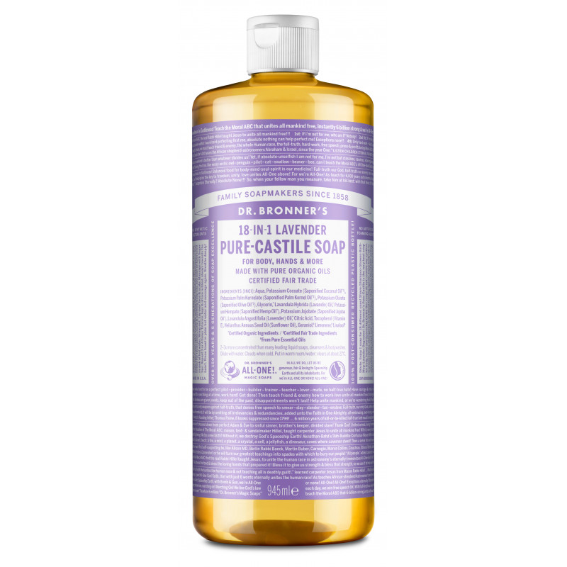 Dr. Bronner's - Pure Castile Liquid Soap Lavender 945 ml