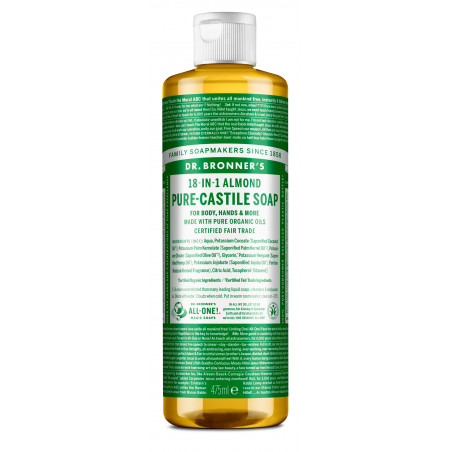 Dr. Bronner's - Pure Castile Liquid Soap Almond 475 ml