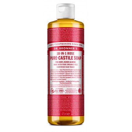 Dr. Bronner's - Pure Castile Liquid Soap Rose 475 ml