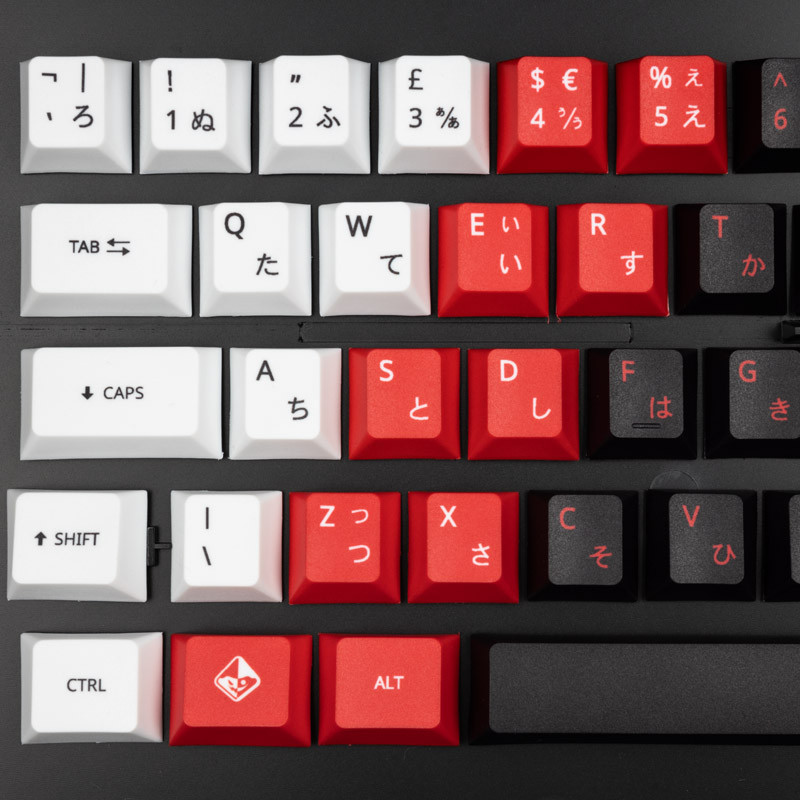 Traitors compatible KABUKI Keycap Set, PBT (UK)