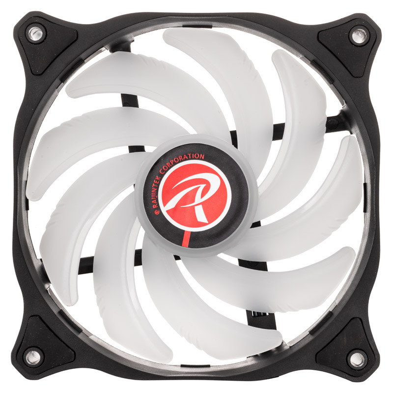 Raijintek compatible EOS 12 RBW ADD Lüfter, 2er-Set inkl. Controller - schwarz, 120mm
