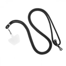 LANIERE AJUSTABLE ET AMOVIBLE NOIRE UNIVERSELLE