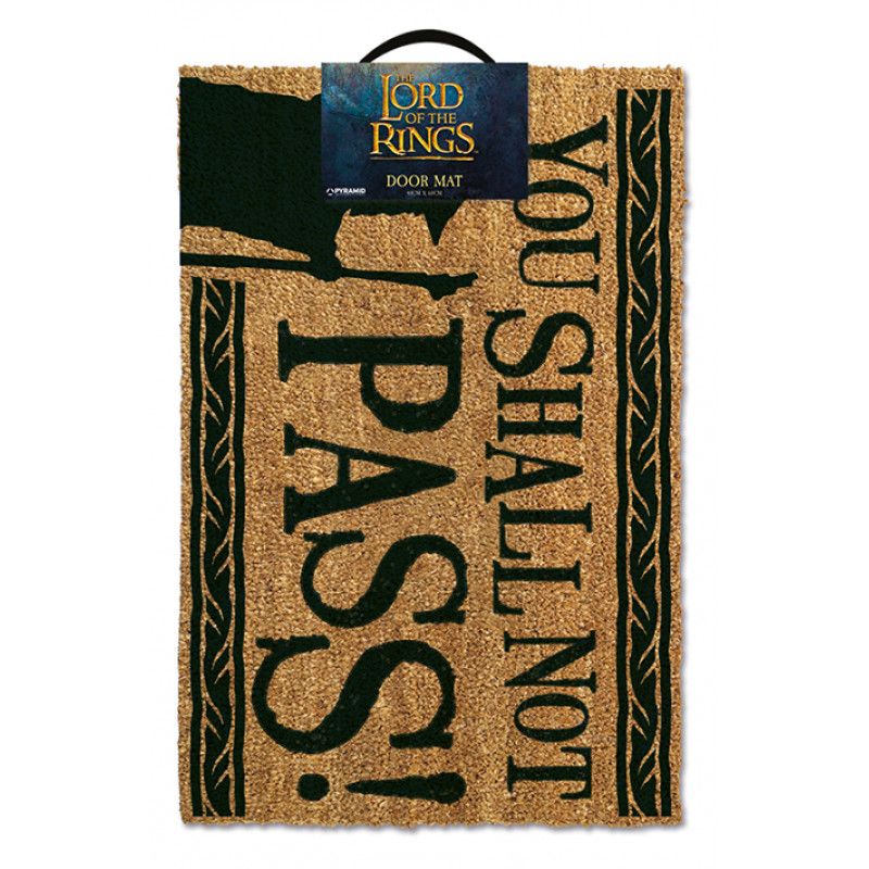 LORD OF THE RINGS - Paillasson 40X60 - You Shall Not Pass
