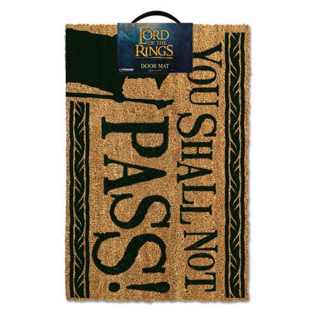 LORD OF THE RINGS - Paillasson 40X60 - You Shall Not Pass
