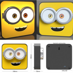 LAMPE 3D - LES MINIONS