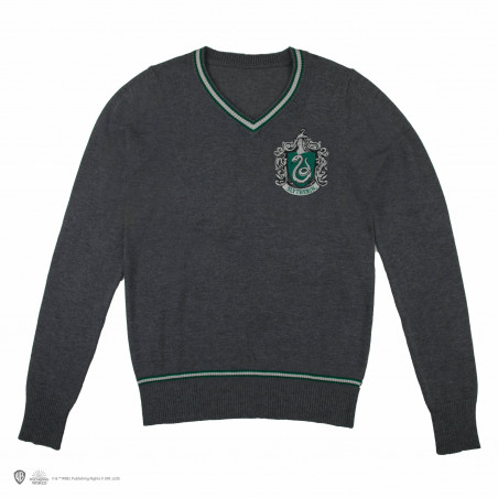 Harry Potter - Slytherin - Grey Knitted Sweater - Small