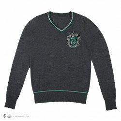 Harry Potter - Slytherin - Grey Knitted Sweater - Medium