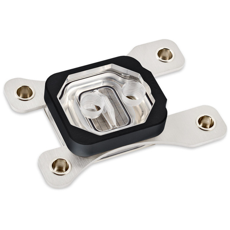 Aqua Computer cuplex kryos NEXT RGBpx AM4/3000/5000 - Acryl + 925 Silber, schwarz