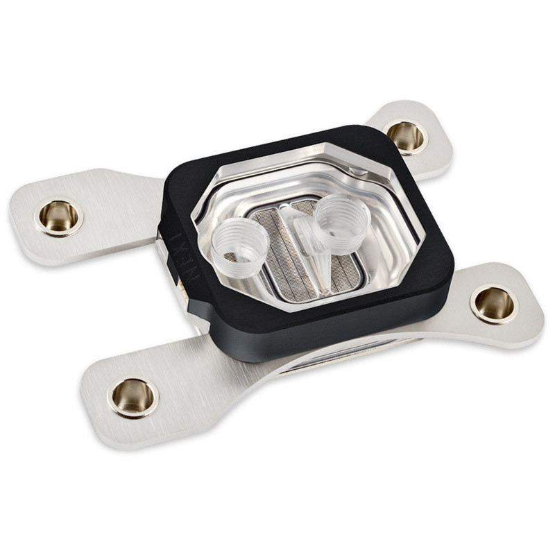 Aqua Computer cuplex kryos NEXT RGBpx AM4/3000/5000 - Acryl + 925 Silber, schwarz