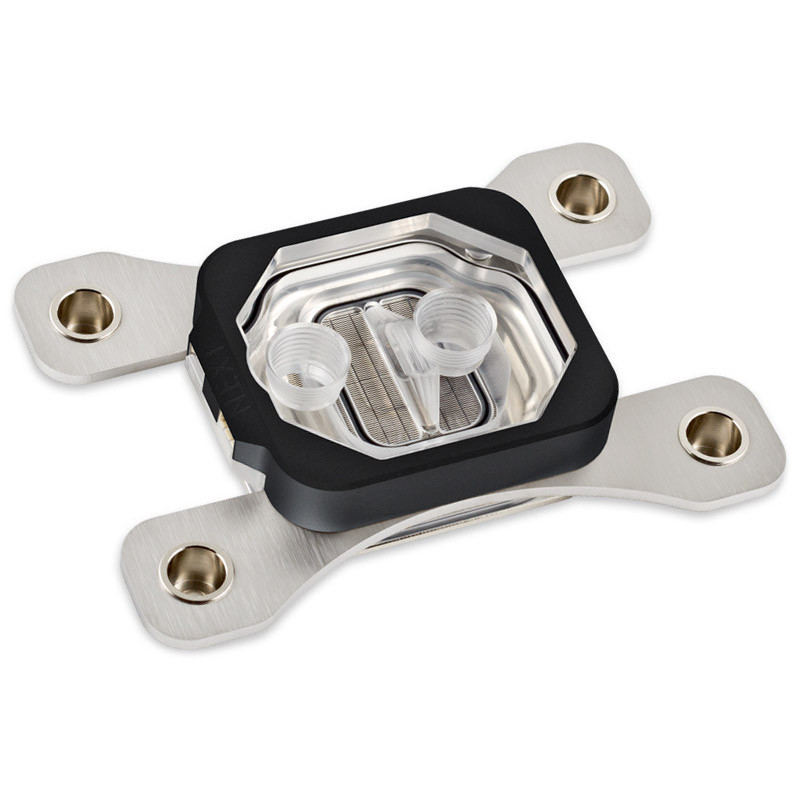 Aqua Computer cuplex kryos NEXT RGBpx AM4 - Acryl + 925 Silber, schwarz