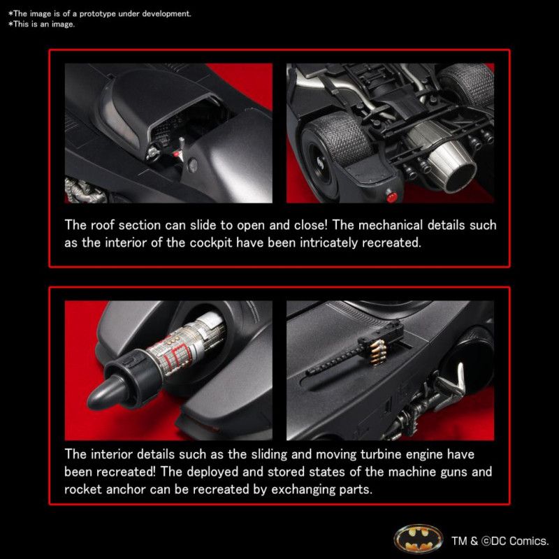 DC COMICS - Batman 1/35 Batmobile - Model Kit