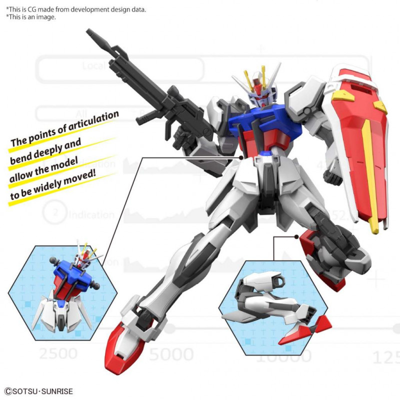 GUNDAM - EG 1/144 Strike Gundam - Model Kit