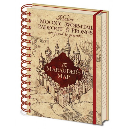 HARRY POTTER - Notebook A5 - The Marauders Map