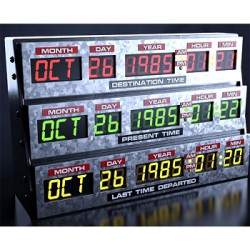 LAMPE 3D - RETOUR VERS LE FUTUR