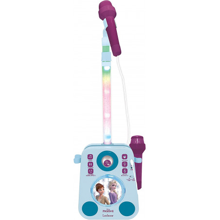 Lexibook - Frozen Karaoke with two microphones and light and sounds effects (K140FZ)