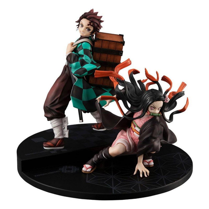 DEMON SLAYER - Kamado's Brother & Sister - Statuette GEM Series 17cm