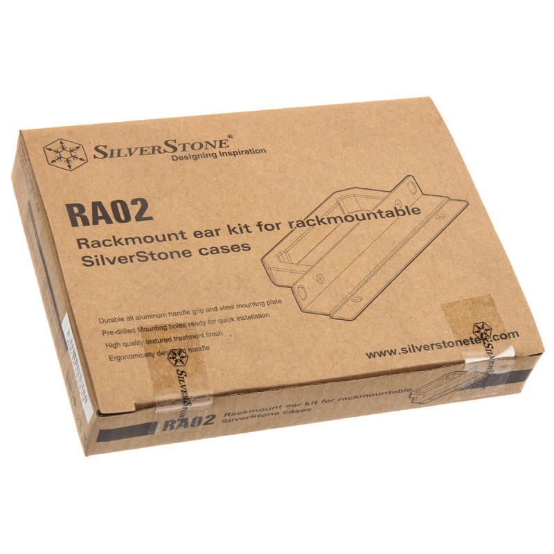 Silverstone RA02 Rackmount Kit für GD07, GD08, GD09 und GD10 - schwarz