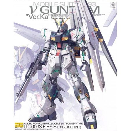 GUNDAM - Model Kit - MG 1/100 - NU Gundam Version KA - 18 CM