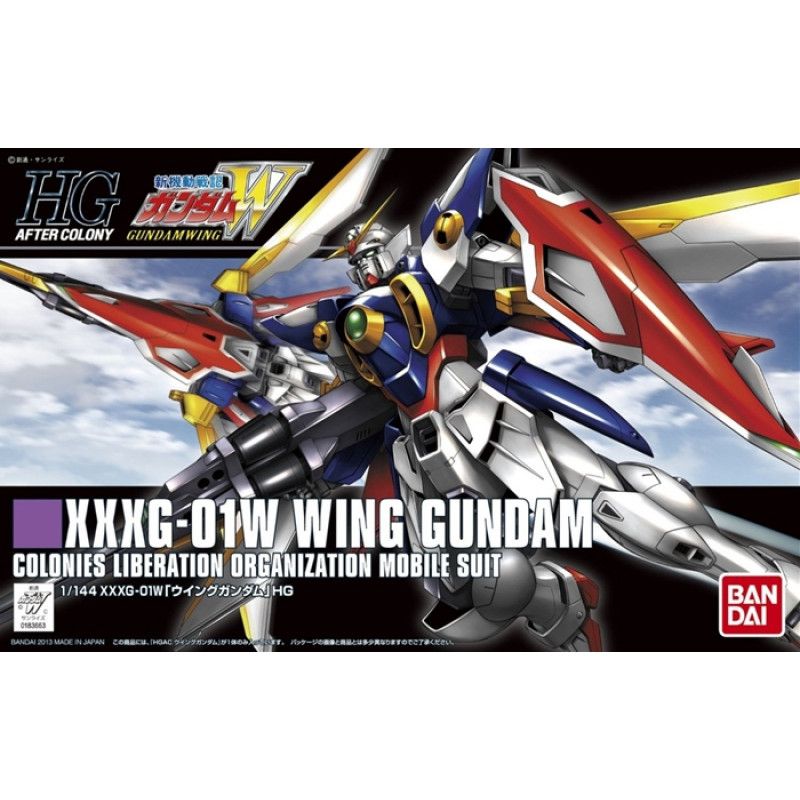 GUNDAM - Model Kit - HG 1/144 - Wing Gundam - 13 CM