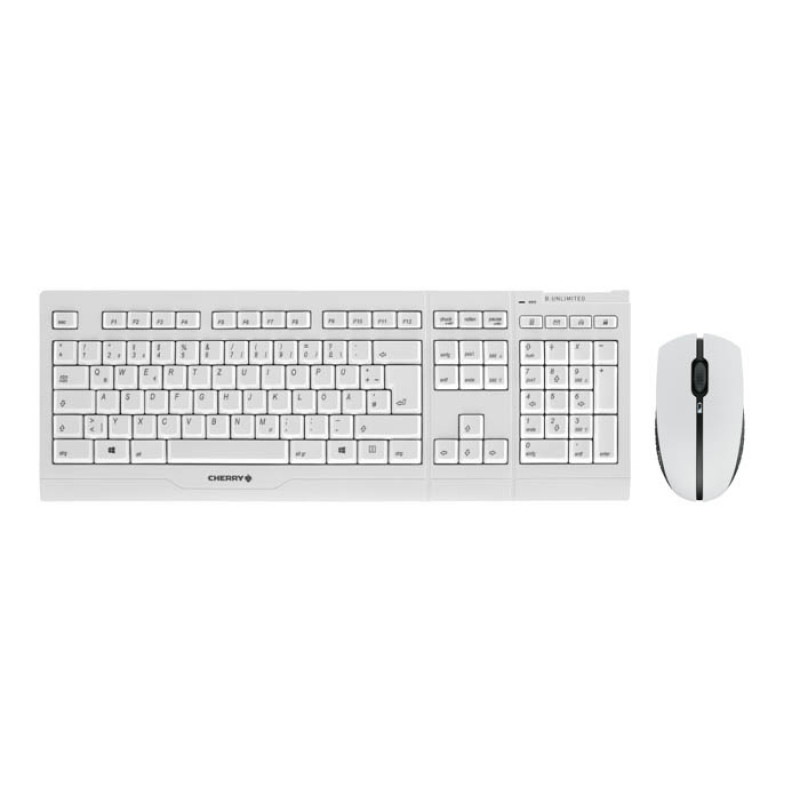 CHERRY B.UNLIMITED 3.0 clavier Souris incluse RF sans fil Allemand Gris