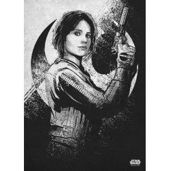 ROGUE ONE MORALITY - Magnetic Metal Poster 45x32 - Jyn