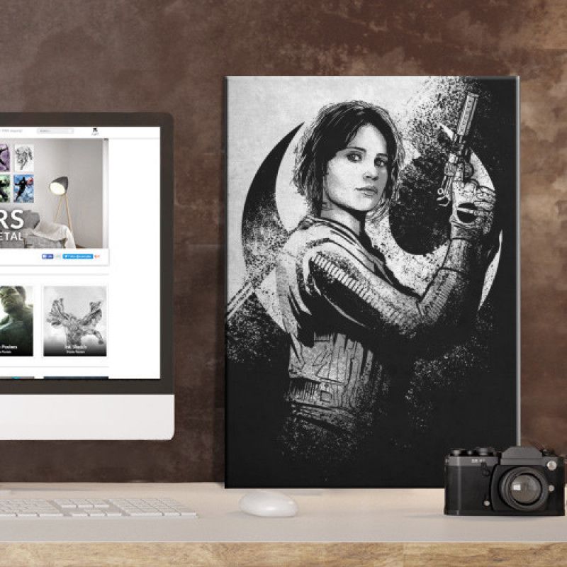 ROGUE ONE MORALITY - Magnetic Metal Poster 45x32 - Jyn