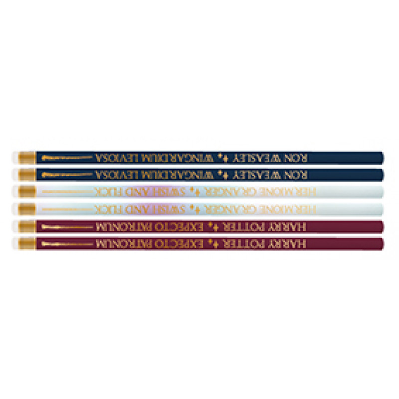 HARRY POTTER - Baguettes - Set de 6 crayons