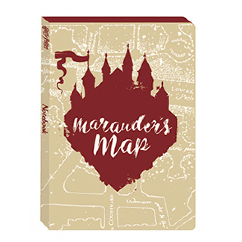 HARRY POTTER - Carte du Maraudeur - Cahier A5
