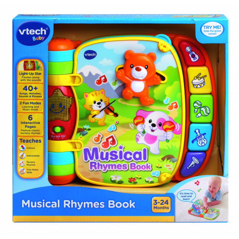 Vtech - Baby Musicbook with Kids Songs (Danish) (950-166732)