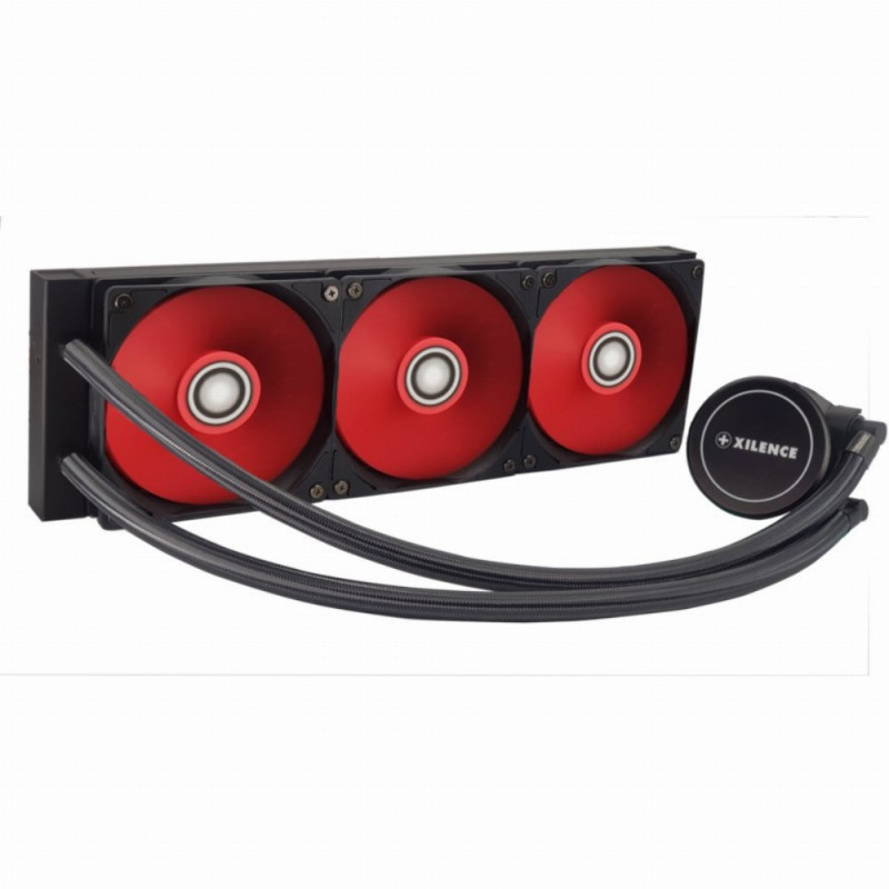 Kit Watercooling Xilence compatible LiQuRizer LQ360 360mm (Noir/Rouge)
